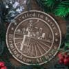 LDS Alabama Birmingham Mission Christmas Ornament with Christmas Decorations