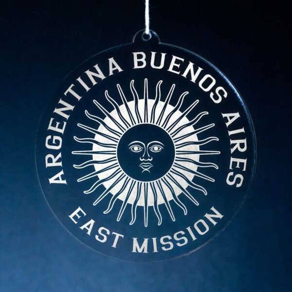 LDS Argentina Buenos Aires East Mission Christmas Ornament