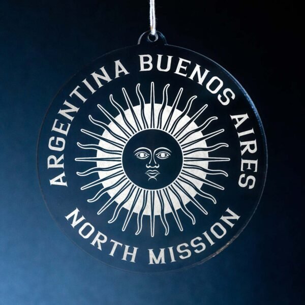 LDS Argentina Buenos Aires North Mission Christmas Ornament