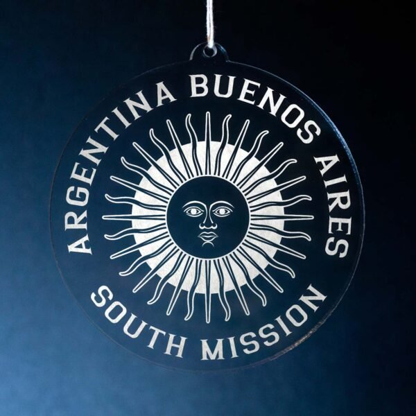 LDS Argentina Buenos Aires South Mission Christmas Ornament