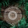 LDS Argentina Buenos Aires West Mission Christmas Ornament surrounded by a Simple Reef