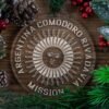 LDS Argentina Comodoro Rivadavia Mission Christmas Ornament with Christmas Decorations