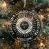 LDS Argentina Comodoro Rivadavia Mission Christmas Ornament hanging on a Tree