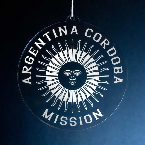LDS Argentina Cordoba Mission Christmas Ornament