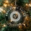 LDS Argentina Salta Mission Christmas Ornament hanging on a Tree