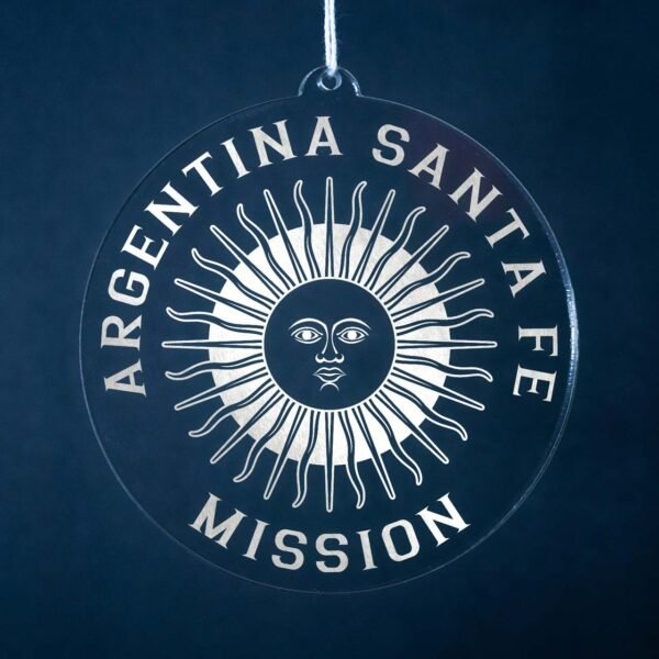 LDS Argentina Santa Fe Mission Christmas Ornament