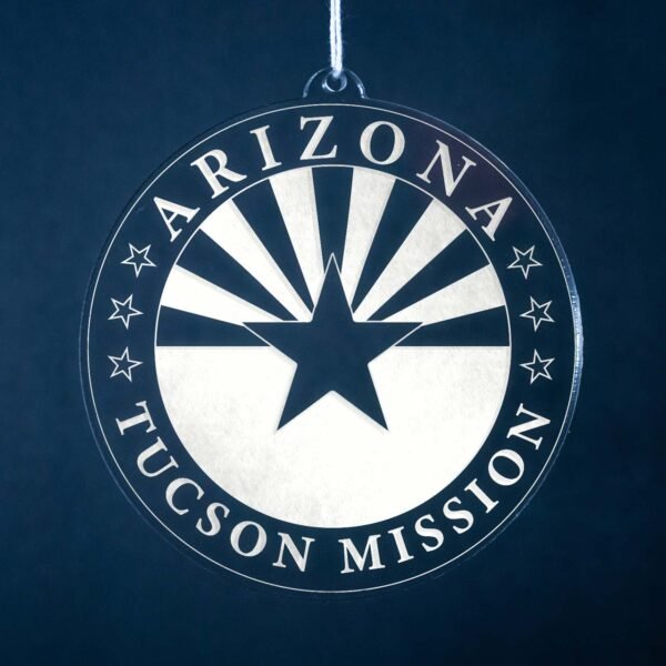 LDS Arizona Tucson Mission Christmas Ornament