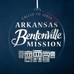 LDS Arkansas Bentonville Mission Christmas Ornament