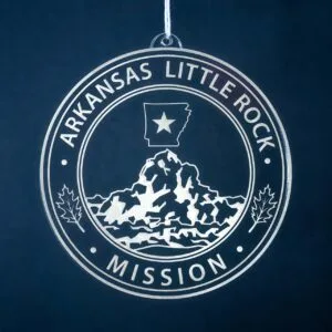 LDS Arkansas Little Rock Mission Christmas Ornament