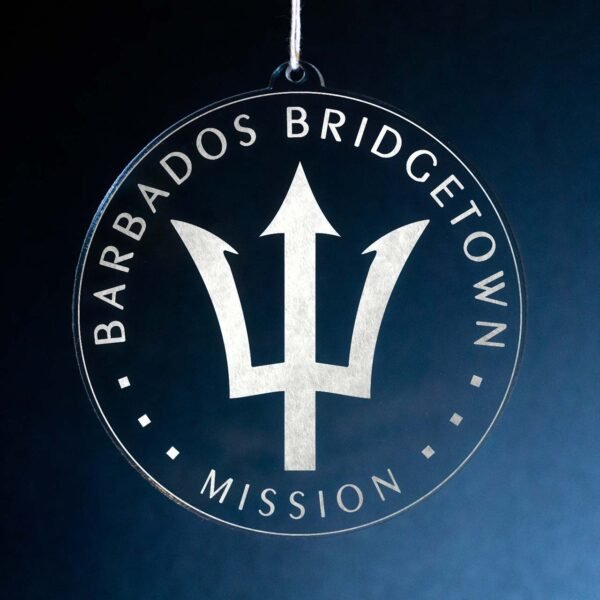 LDS Barbados Bridgetown Mission Christmas Ornament
