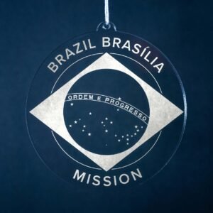 LDS Brazil Brasilia Mission Christmas Ornament