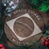 LDS Brazil Cuiaba Mission Christmas Ornament with Christmas Decorations