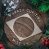 LDS Brazil Curitiba Mission Christmas Ornament with Christmas Decorations