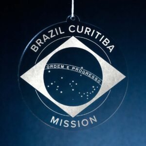 LDS Brazil Curitiba Mission Christmas Ornament