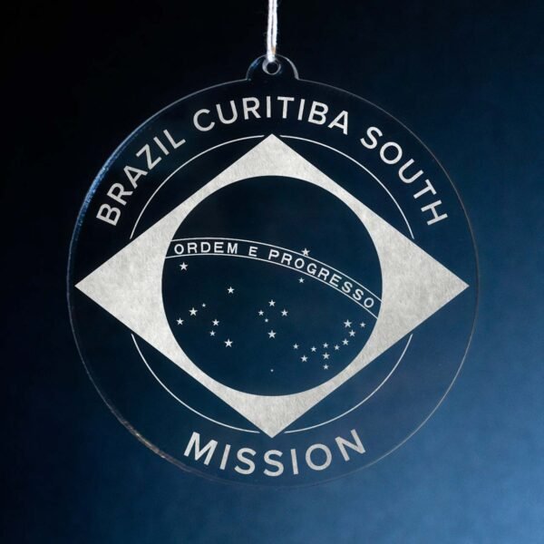 LDS Brazil Curitiba South Mission Christmas Ornament