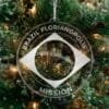LDS Brazil Florianopolis Mission Christmas Ornament hanging on a Tree