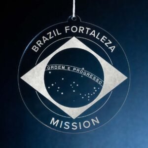 LDS Brazil Fortaleza Mission Christmas Ornament