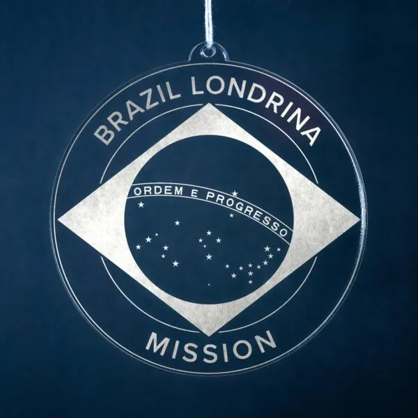 LDS Brazil Londrina Mission Christmas Ornament