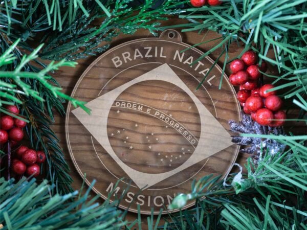 LDS Brazil Natal Mission Christmas Ornament with Christmas Decorations