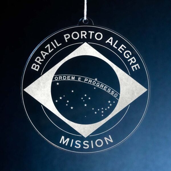 LDS Brazil Porto Alegre Mission Christmas Ornament