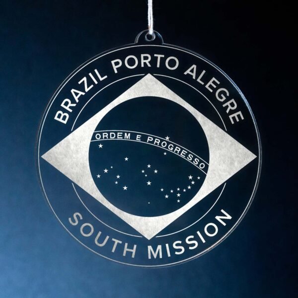 LDS Brazil Porto Alegre South Mission Christmas Ornament