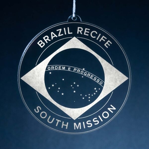 LDS Brazil Recife South Mission Christmas Ornament