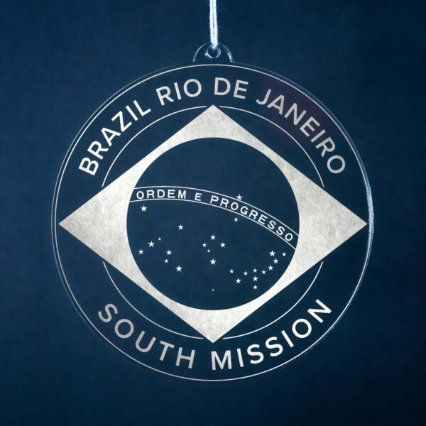 LDS Brazil Rio de Janeiro South Mission Christmas Ornament