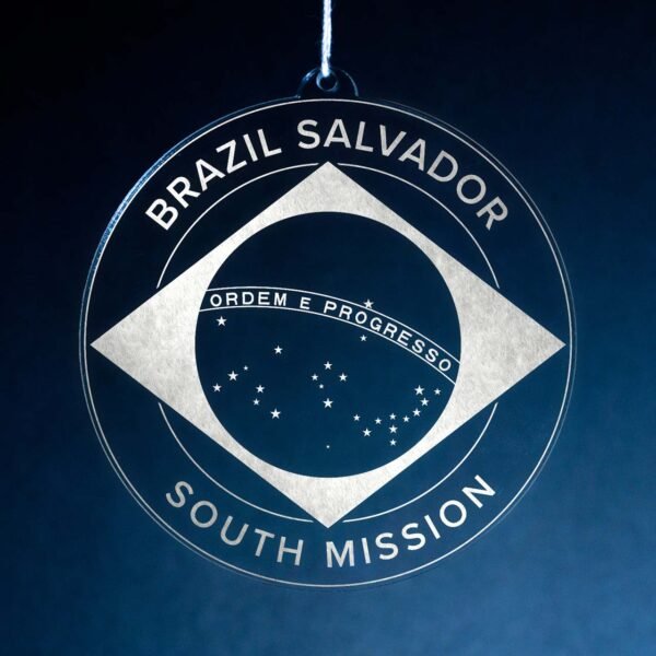 LDS Brazil Salvador South Mission Christmas Ornament