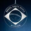 LDS Brazil Santa Maria Mission Christmas Ornament