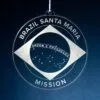 LDS Brazil Santa Maria Mission Christmas Ornament