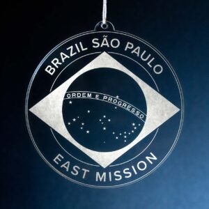 LDS Brazil Sao Paulo East Mission Christmas Ornament
