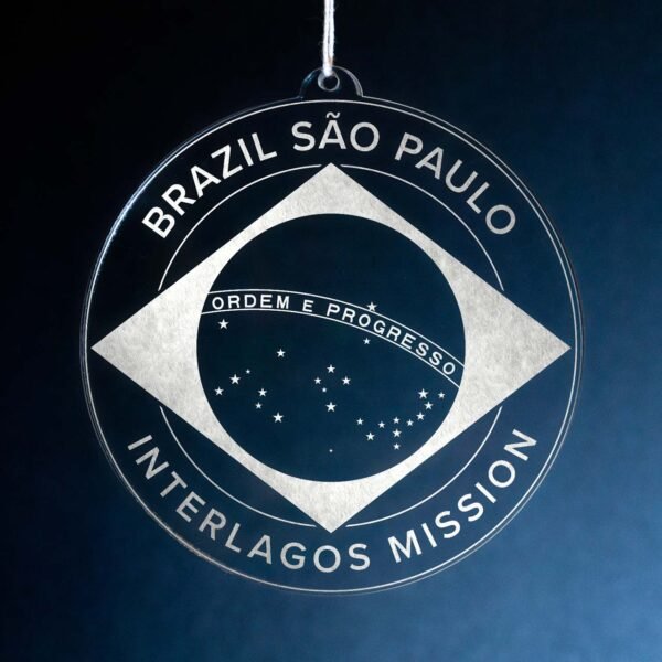 LDS Brazil Sao Paulo Interlagos Mission Christmas Ornament