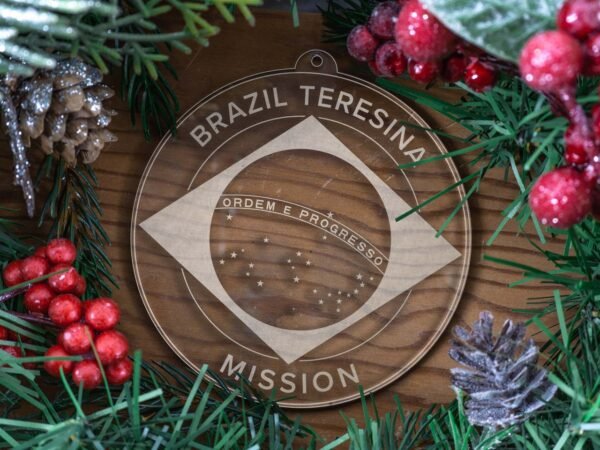 LDS Brazil Teresina Mission Christmas Ornament with Christmas Decorations
