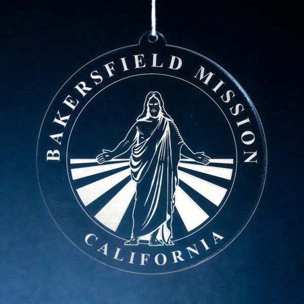 LDS California Bakersfield Mission Christmas Ornament