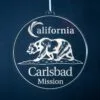 LDS California Carlsbad Mission Christmas Ornament