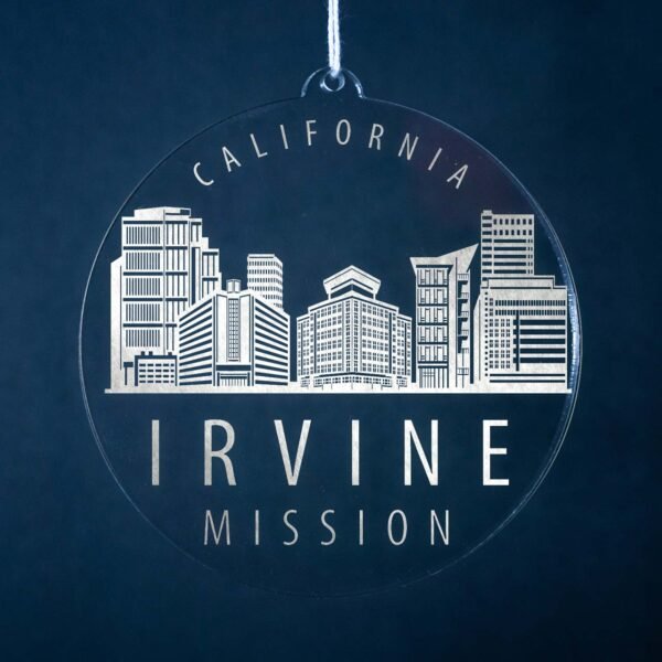 LDS California Irvine Mission Christmas Ornament
