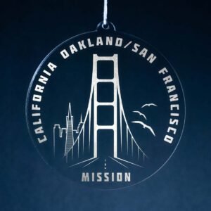 LDS California Oakland/San Francisco Mission Christmas Ornament