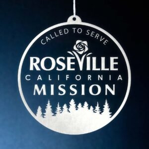 LDS California Roseville Mission Christmas Ornament