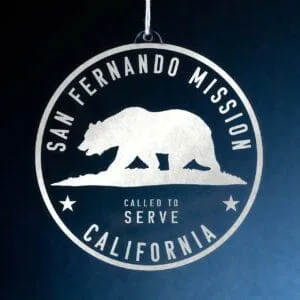 LDS California San Fernando Mission Christmas Ornament