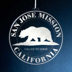 LDS California San Jose Mission Christmas Ornament