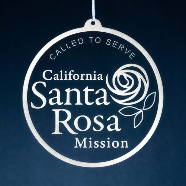LDS California Santa Rosa Mission Christmas Ornament