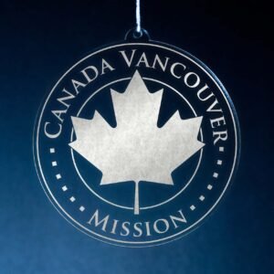 LDS Canada Vancouver Mission Christmas Ornament