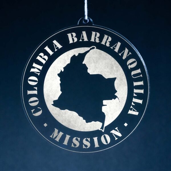 LDS Colombia Barranquilla Mission Christmas Ornament