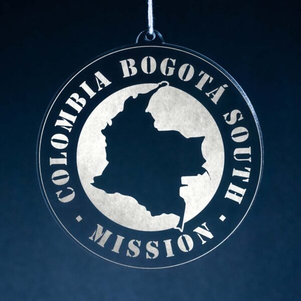 LDS Colombia Bogota South Mission Christmas Ornament