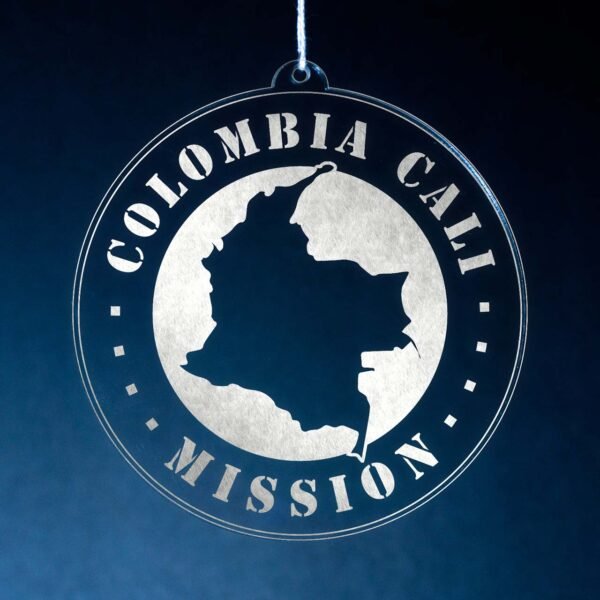 LDS Colombia Cali Mission Christmas Ornament