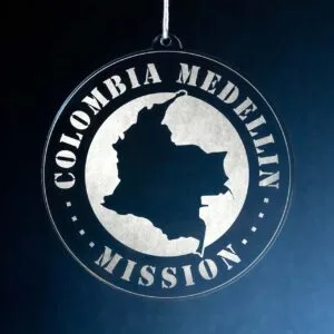 LDS Colombia Medellin Mission Christmas Ornament