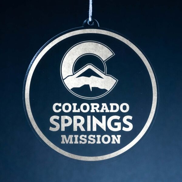 LDS Colorado Colorado Springs Mission Christmas Ornament