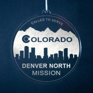 LDS Colorado Denver North Mission Christmas Ornament