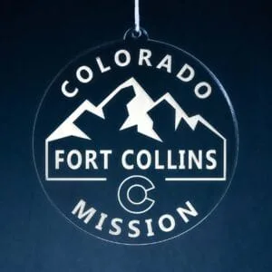 LDS Colorado Fort Collins Mission Christmas Ornament