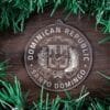 LDS Dominican Republic Santo Domingo East Mission Christmas Ornament surrounded by a Simple Reef